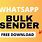 Whats App Bulk Sender Free Download