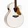 White Acoustic Electric Guitar