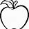White Apple Cartoon