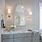 White Bathroom with Gray Vanity