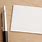 White Blank Business Card