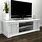 White Cabinet TV Stand