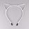 White Cat Ears Headband