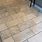 White Floor Tile with Gray Grout
