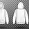 White Hoodie Mockup Front and Back