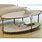 White Oval Coffee Table