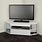 White TV Stand for CRT TV