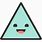White Triangle Emoji