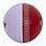 White and Red Cricket Ball