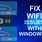 Wi-Fi Is Not Working in Windows 10