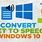 Windows Text to Speech