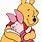 Winnie the Pooh Hugging Piglet