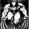 Wolverine Art Black and White