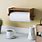 Wood Paper Towel Holder Wall Mount