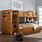 Wooden Bunk Beds with Storage