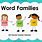Word Families Clip Art