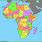 World Political Map Africa