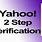 Yahoo! Verification Code