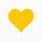 Yellow Color Heart