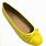 Yellow Flat Shoes