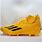 Yellow Football Cleats