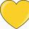 Yellow Heart Clip Art