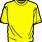 Yellow T-Shirt Cartoon