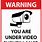 You Are Under Surveillance Sign