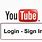 YouTube Homepage Sign In