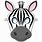 Zebra Print Mask