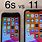 iPhone 11 vs 6s Plus
