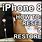 iPhone 8 Restore