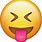 iPhone Tongue Emoji