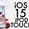 iPod Touch 7 IOS 15