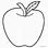 Apple Coloring Page Kids
