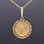 Gold Coin Necklace 14K