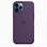 iPhone 12 Purple Leather Case