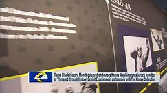 Rams Black History Month celebration honors Kenny Washington's jersey number at 'threaded through history' exhibit
