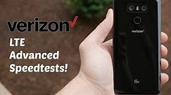 Verizon LTE Speed Test! Network Testing LTE Advanced