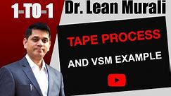 Unlocking the Tape Process: VSM Example in Lean Six Sigma