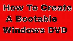 How To Make Bootable DVD Windows 10, 8, 7 - How to Burn an ISO to DVD - Hindi/Urdu