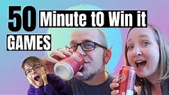 50 Minute to Win It Games for Kids (HILARIOUS)