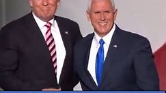 This Trump/Pence kiss scene is just...awkward.