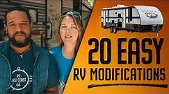 EASY RV MODIFICATIONS AND UPGRADES / DIY MODS