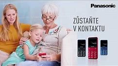 Mobilní telefon nejen pro seniory Panasonic KX-TU150