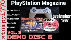 Official PlayStation Magazine: Demo Disc 6, Volume 2. September 1997.
