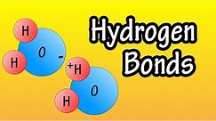 Hydrogen Bonds - What Are Hydrogen Bonds - How Do Hydrogen Bonds Form