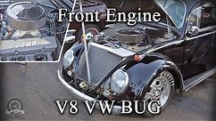 VW Bug Beetle with Small Block Chevy V8 in the front