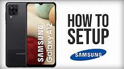 Samsung Galaxy A12: How to Setup and How to Insert SIM Card