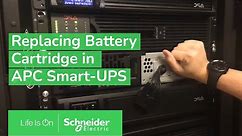 Replacing the Battery Module in a SMX Series APC Smart-UPS | Schneider Electric Support